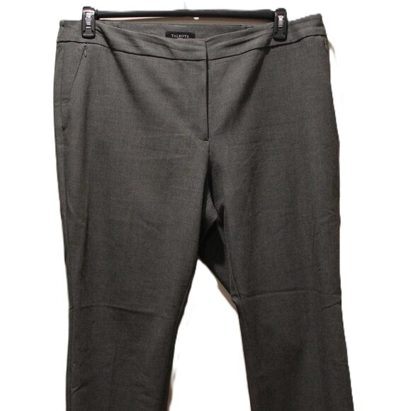 Talbots Gray Trousers - Sz 18 - Picture 1 of 6